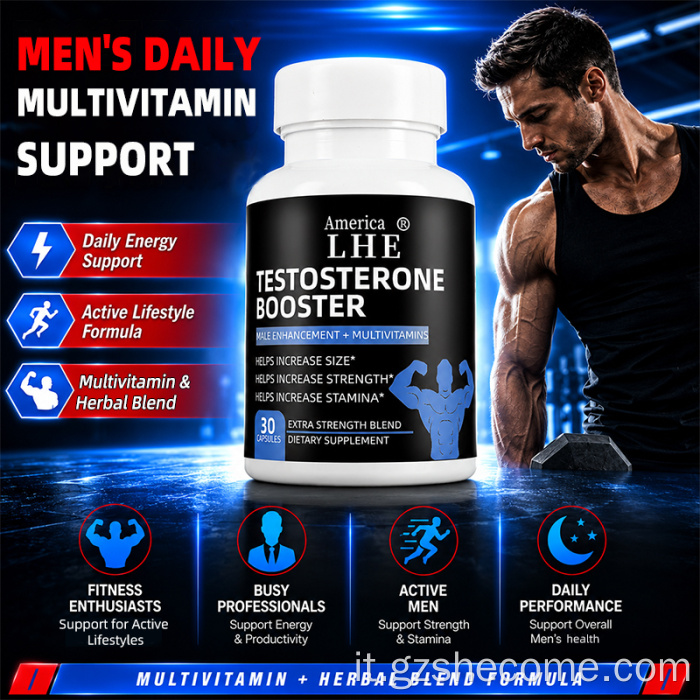Supporto energetico in capsule booster alle erbe